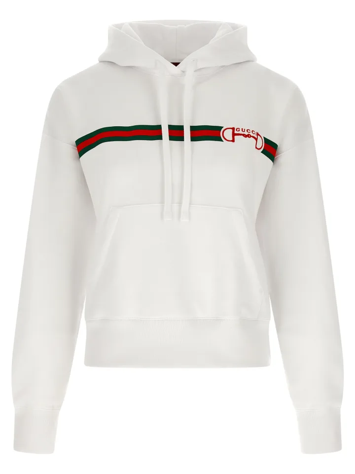 White Cotton Hoodie
