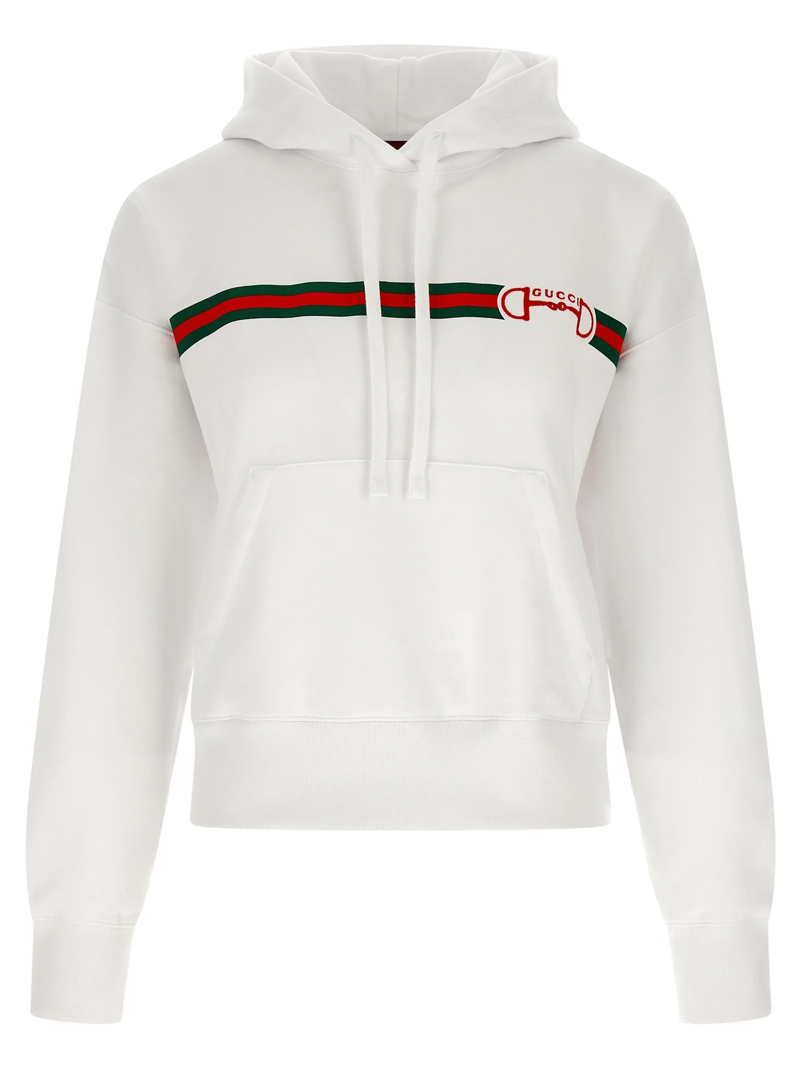 White Cotton Hoodie