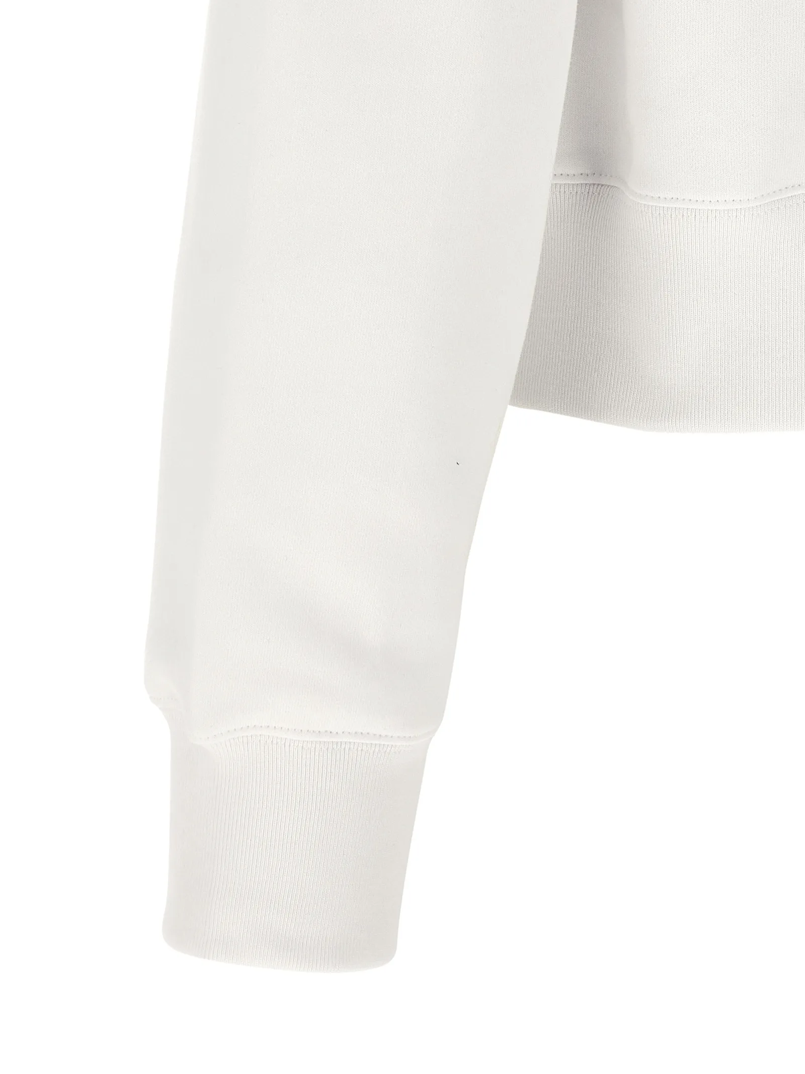 White Cotton Hoodie - Image 4