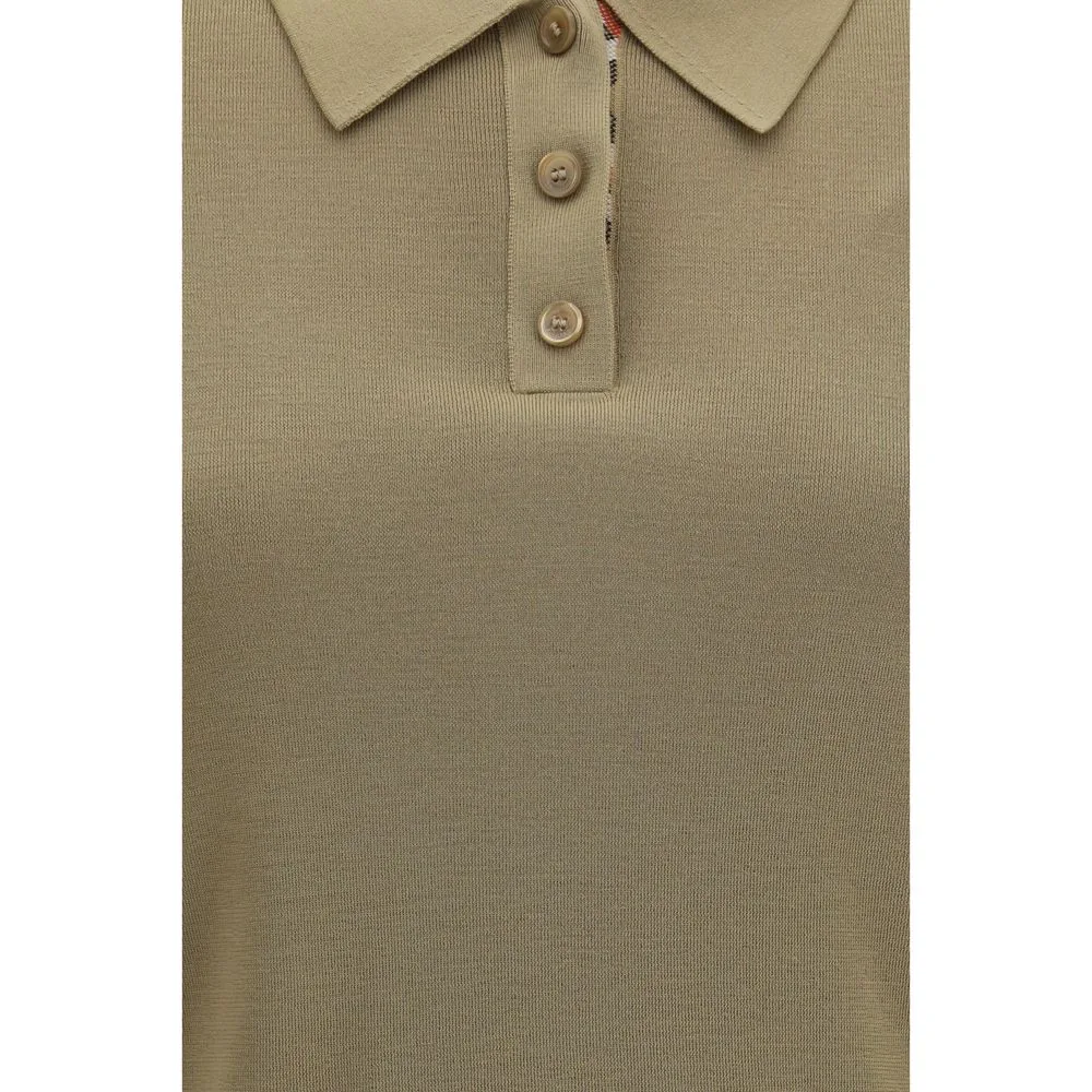 Bicolor Wool Oves Aries Polo Shirt - Image 3