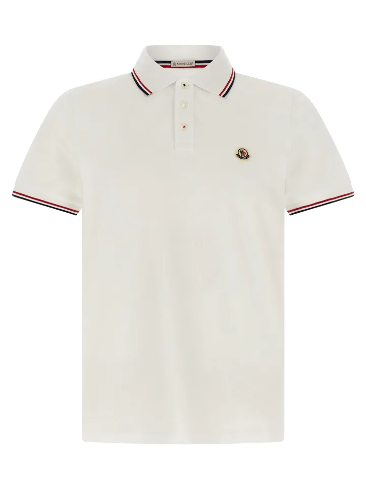 White Cotton Polo Shirt