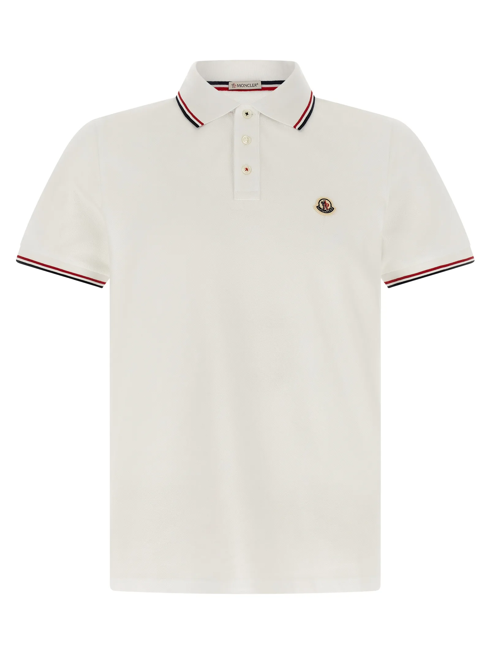 White Cotton Polo Shirt