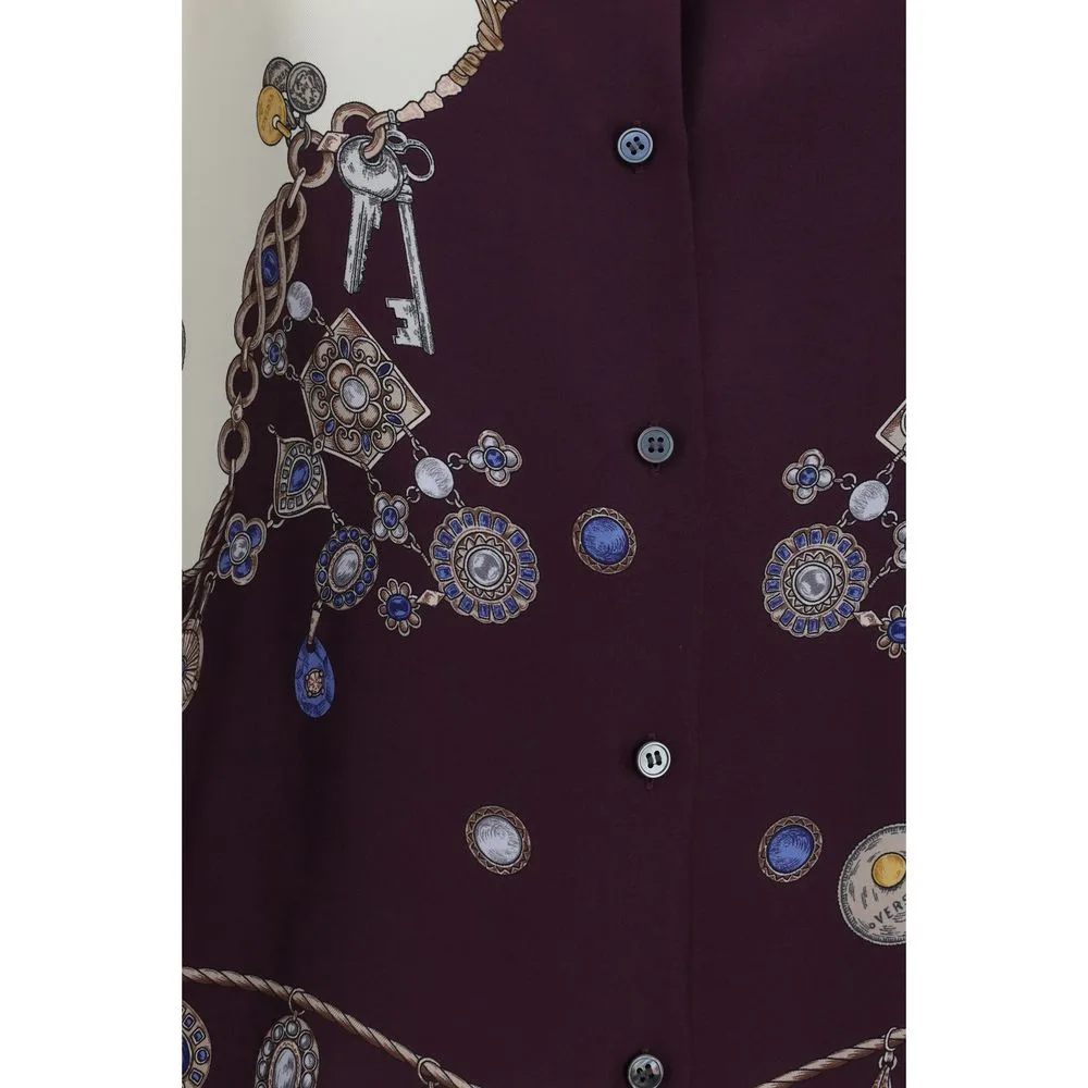 Multicolor Silk Pattern Shirt - Image 3