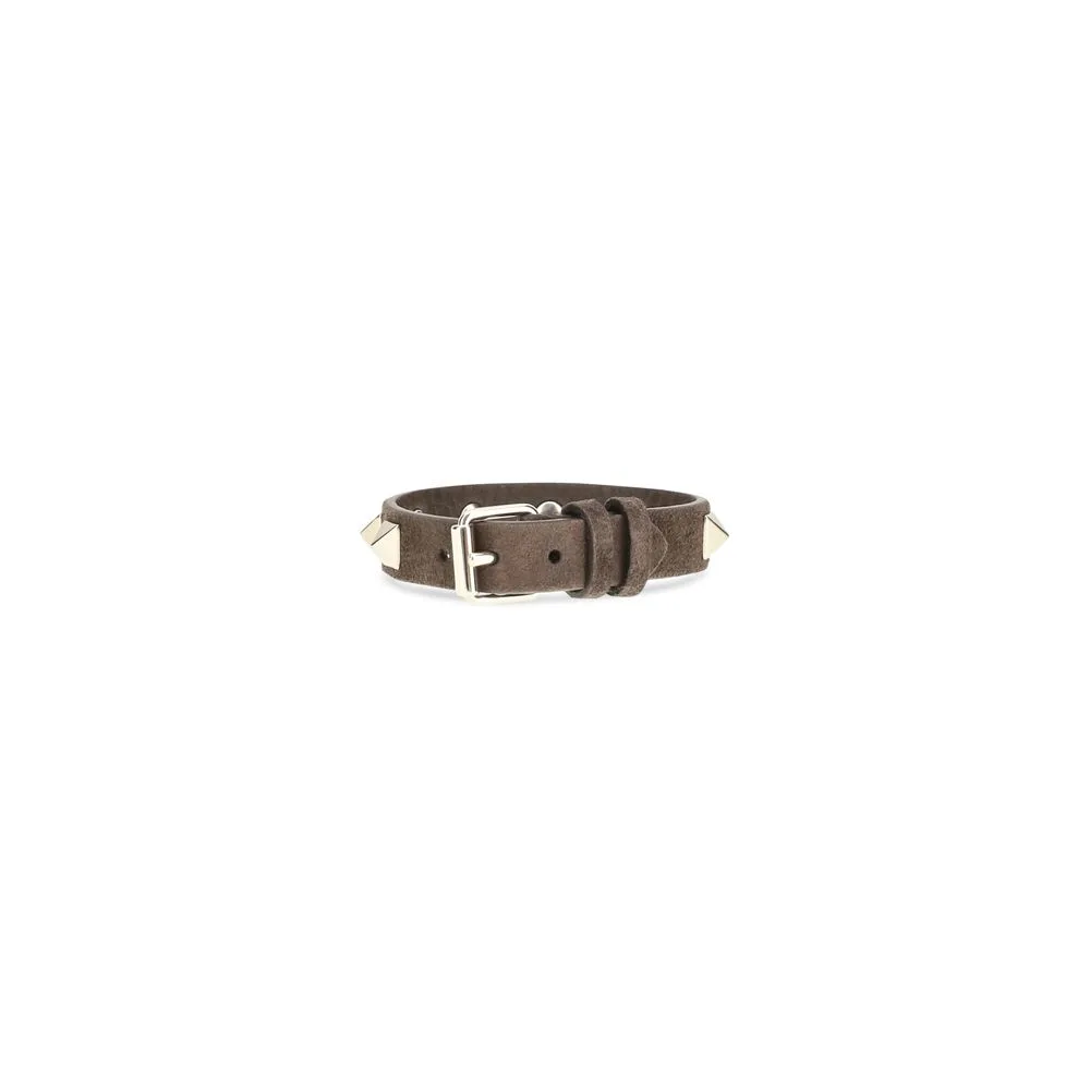 Brown Calf Leather Bos Taurus Bracelet - Image 2