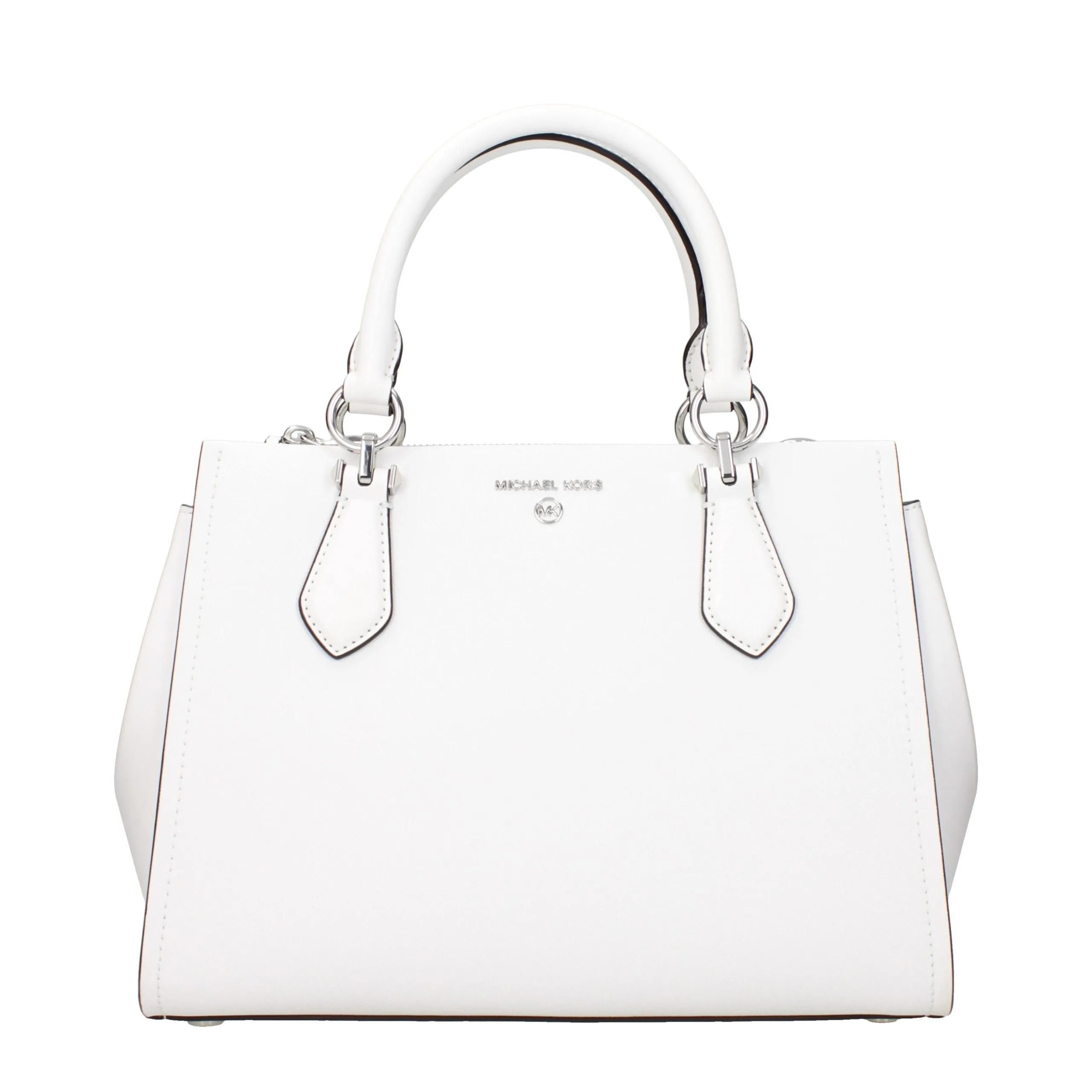 White Leather Handbag