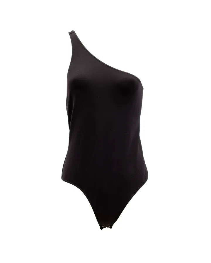 Black Women Polyamide Bodysuit