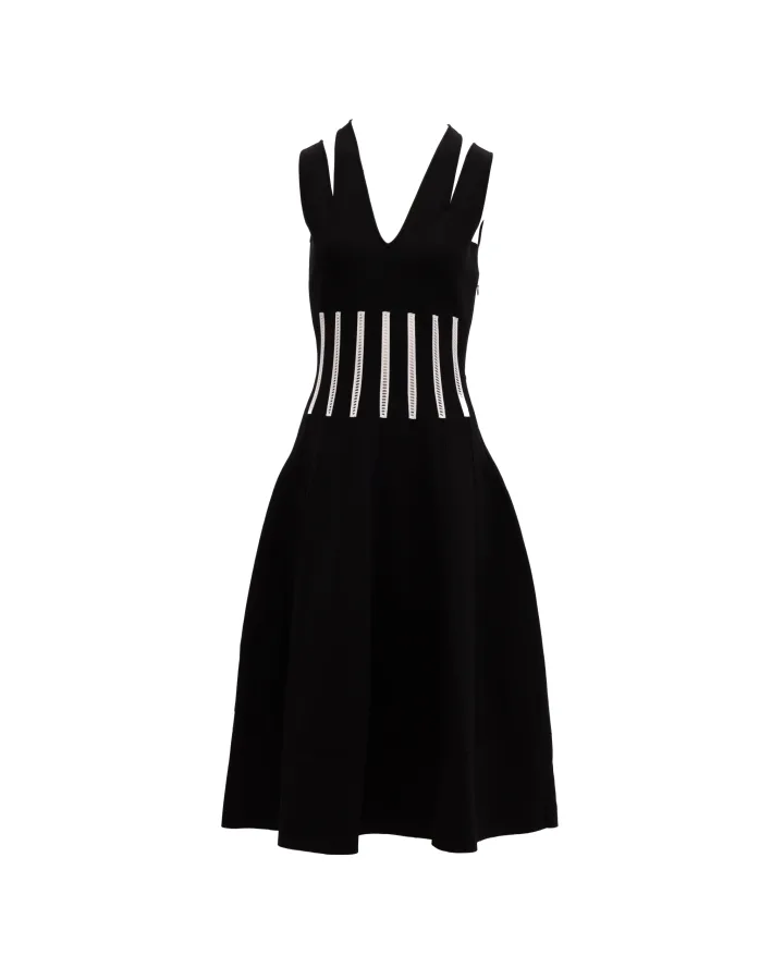 Black Women Viscose Dress
