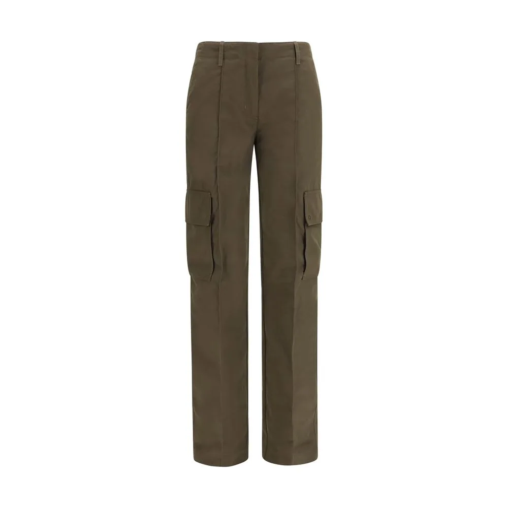 Bicolor Cotton Cargo Pants