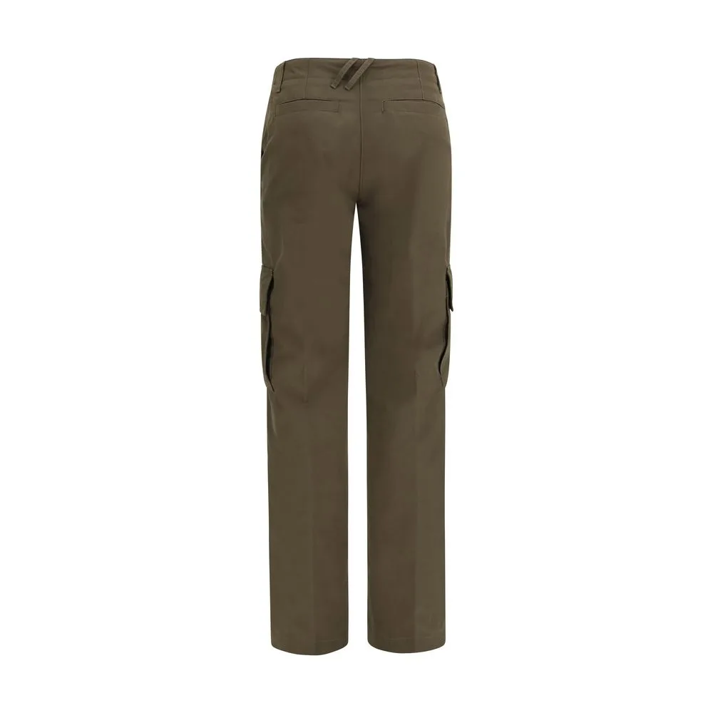 Bicolor Cotton Cargo Pants - Image 2