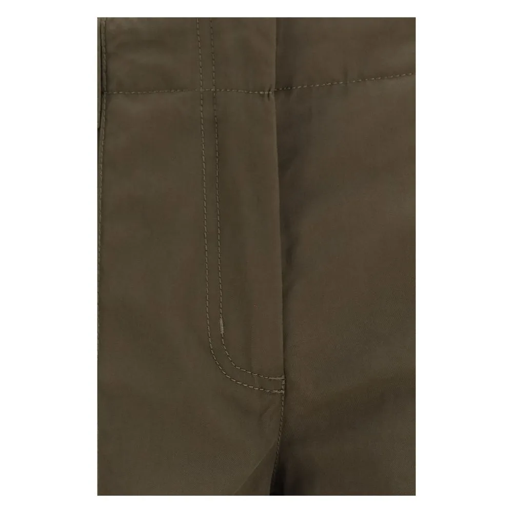 Bicolor Cotton Cargo Pants - Image 3