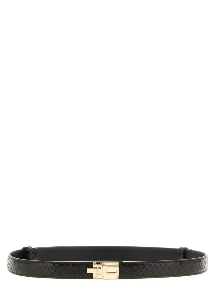 Brown Calfskin Regular Belt