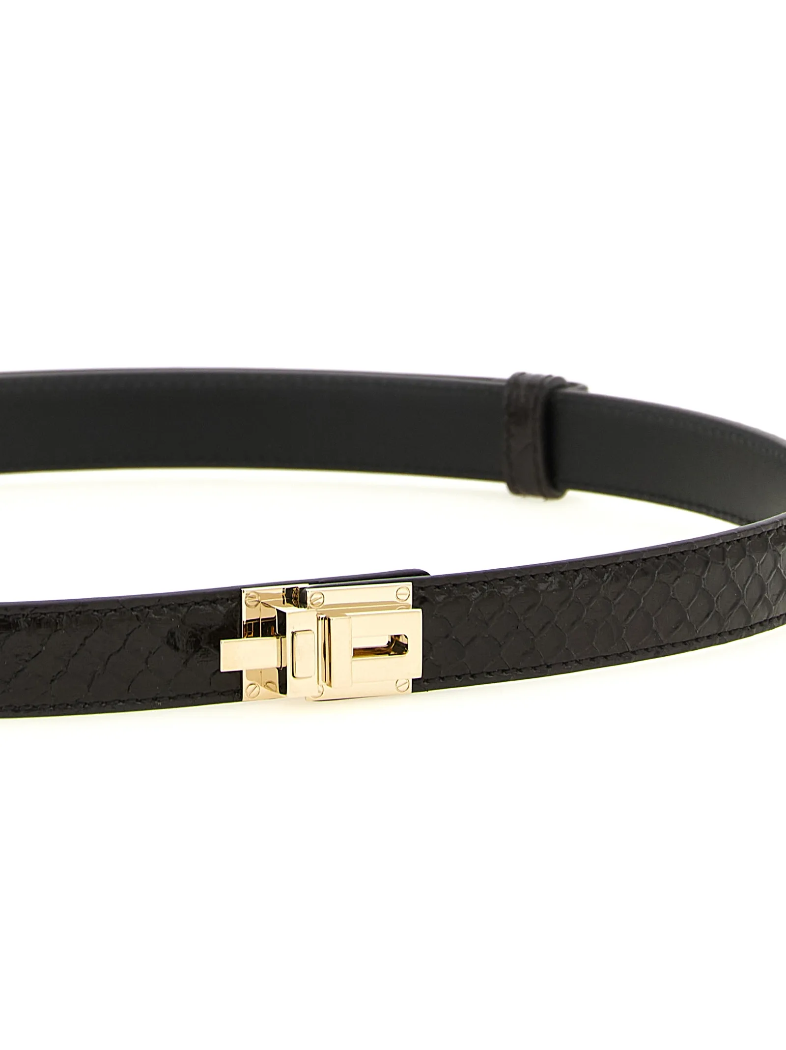 Brown Calfskin Regular Belt - Image 3