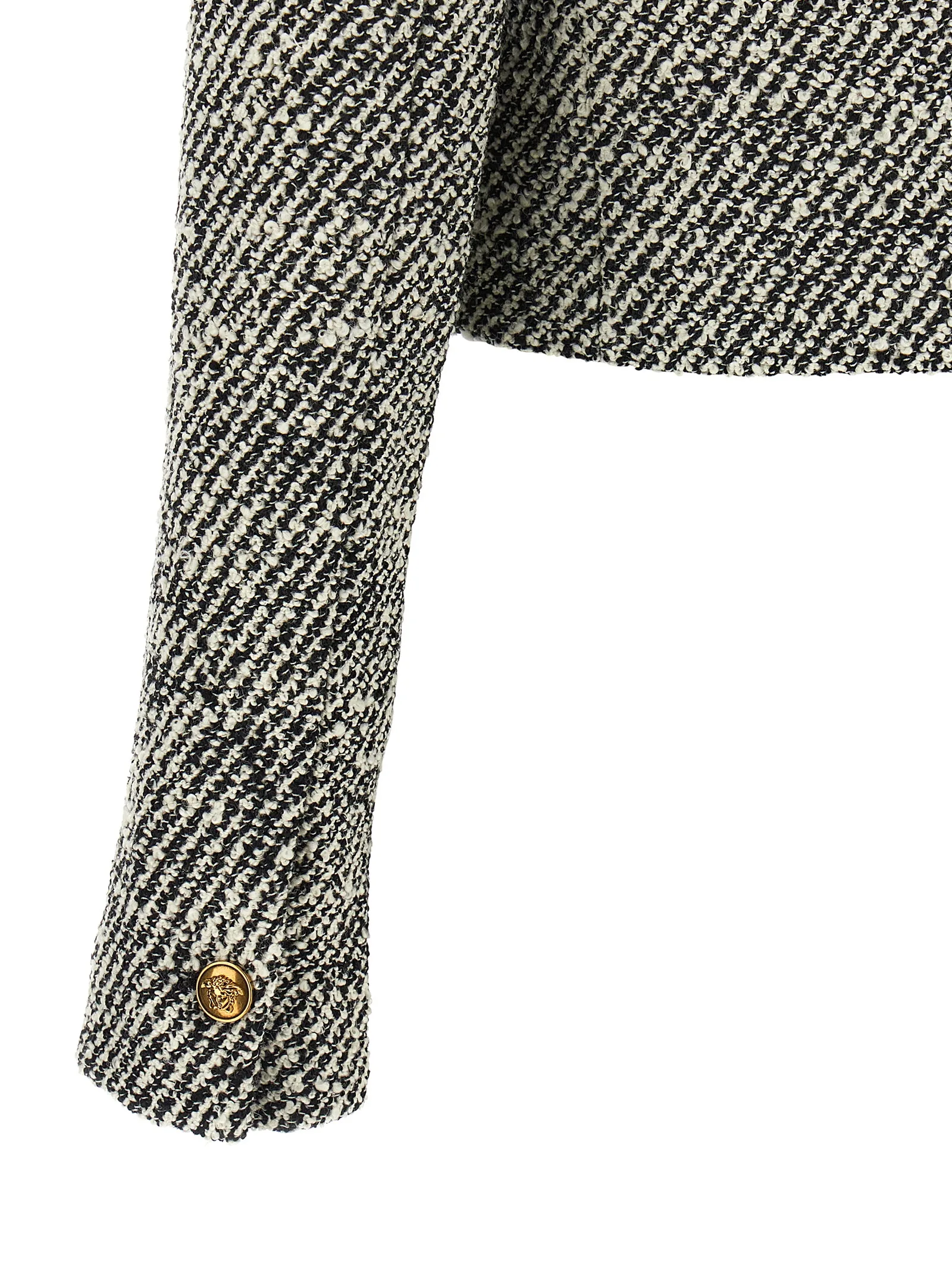 Bicolor Virgin Wool Full - Length Jacket - Image 4