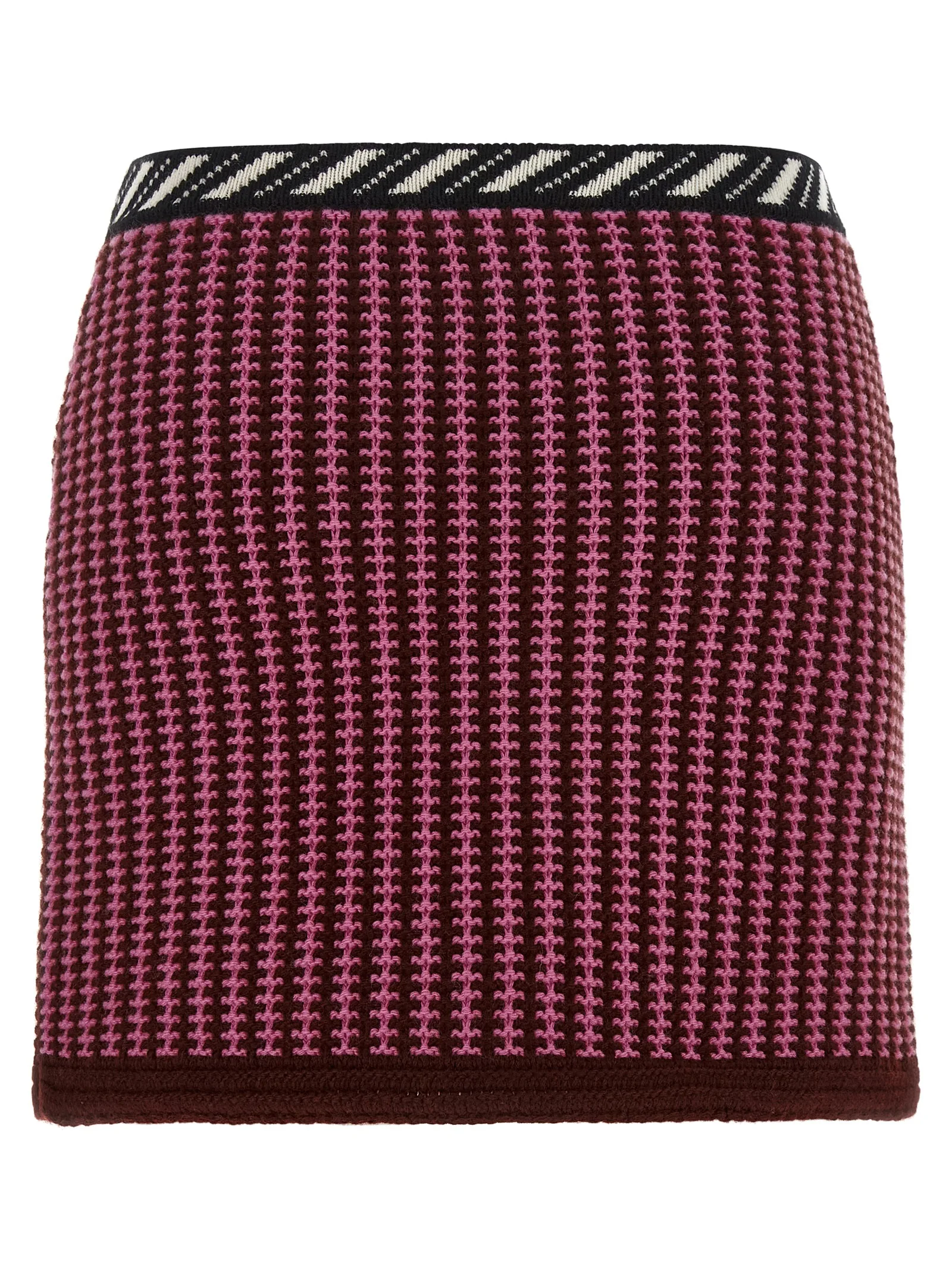 Multicolor Virgin Wool Long Skirt - Image 2