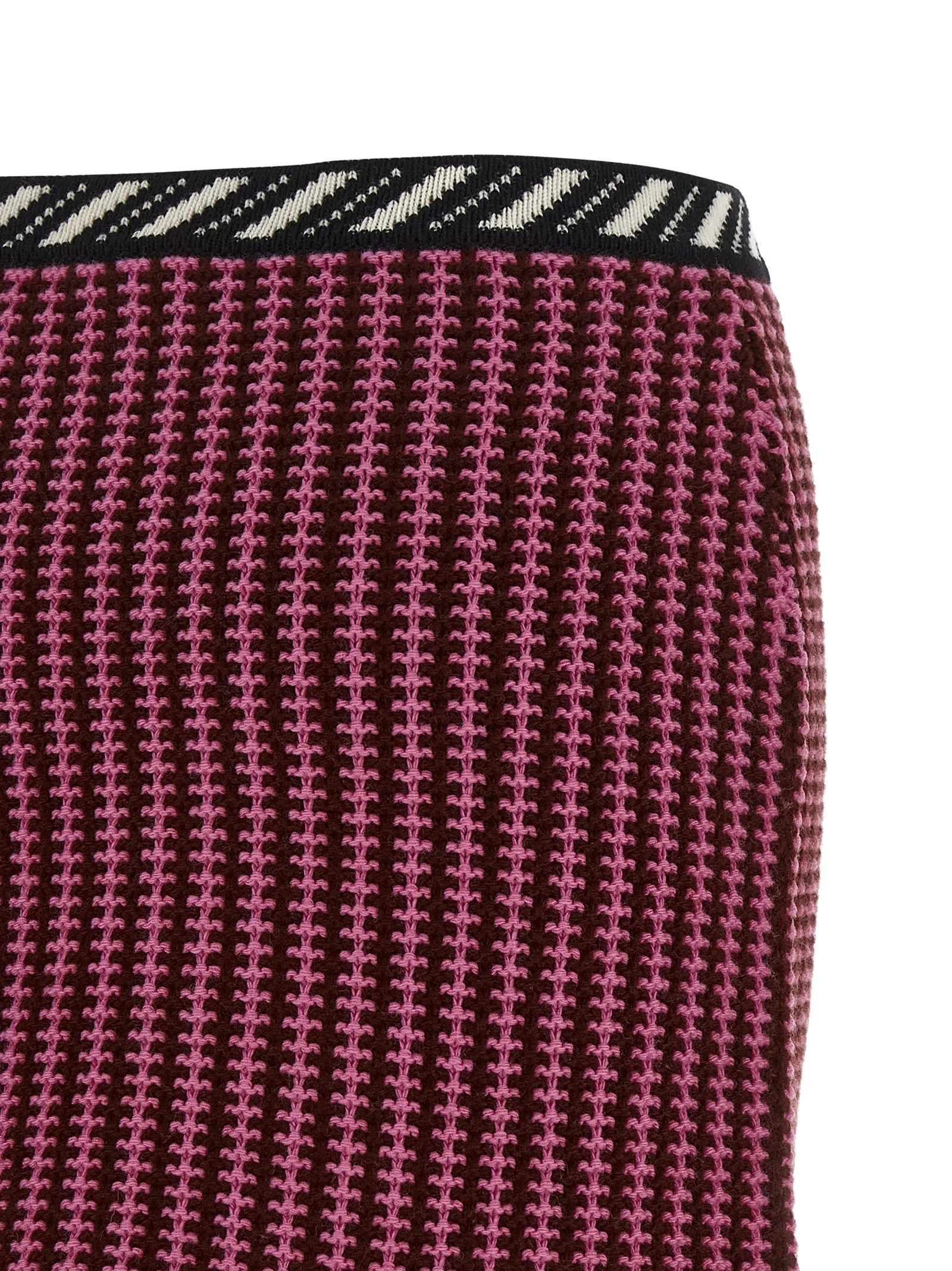 Multicolor Virgin Wool Long Skirt - Image 4