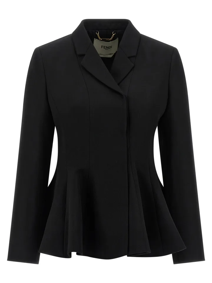 Black Virgin Wool Blazer