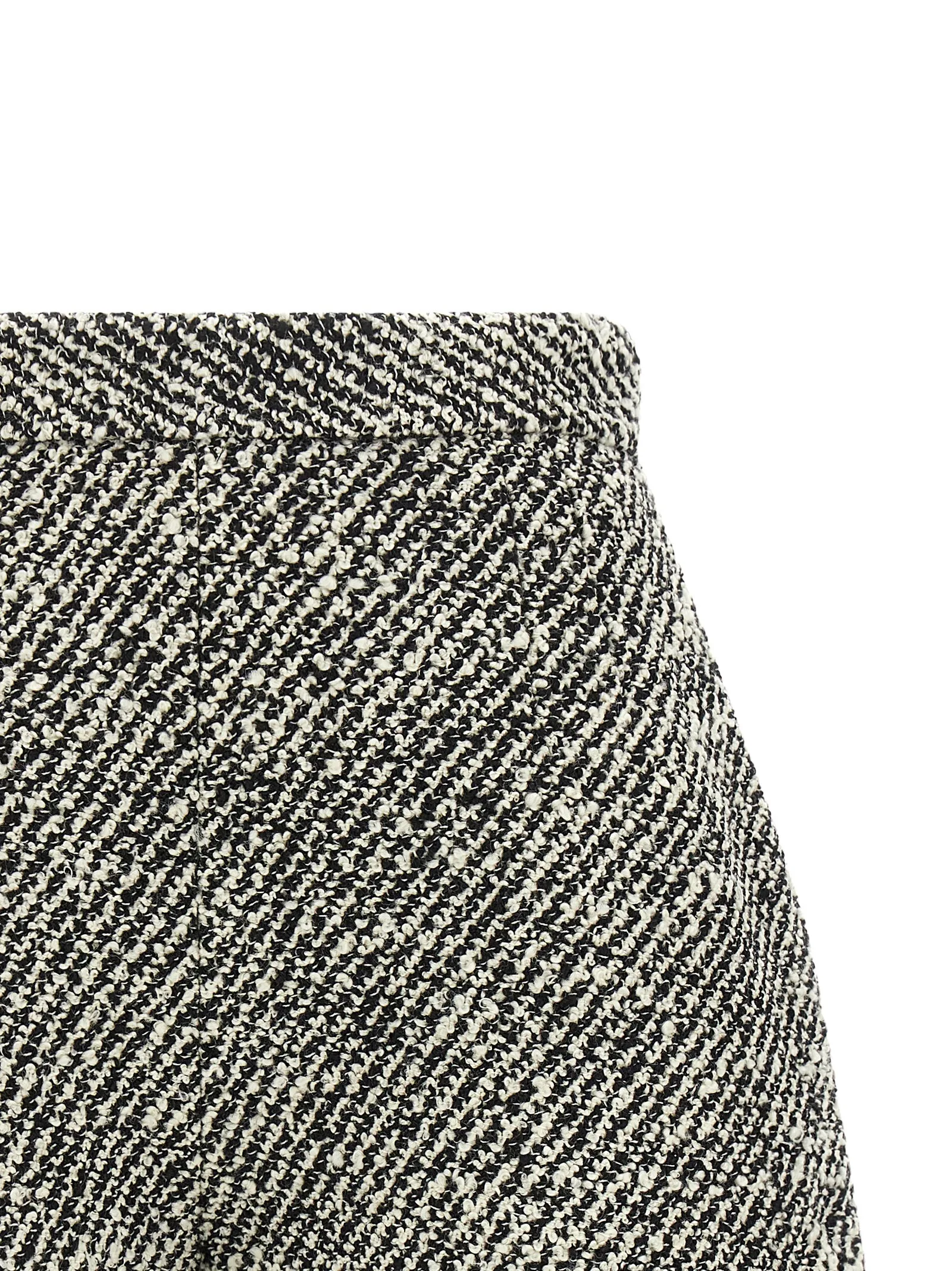 Bicolor Virgin Wool Bermuda Shorts - Image 3