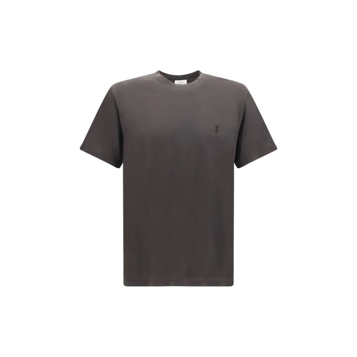 Brown Silk T-Shirt