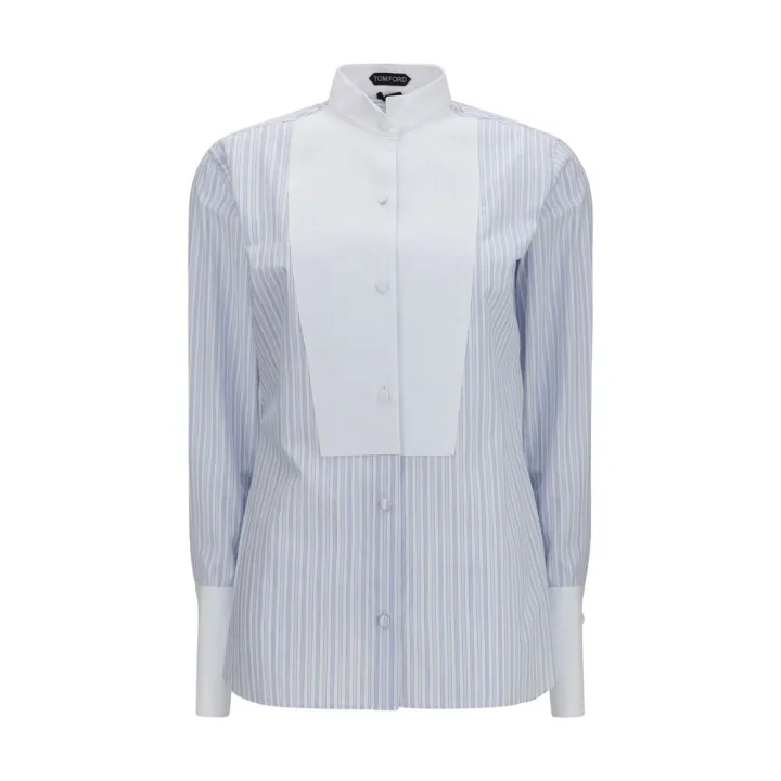 Blue Cotton Pattern Shirt