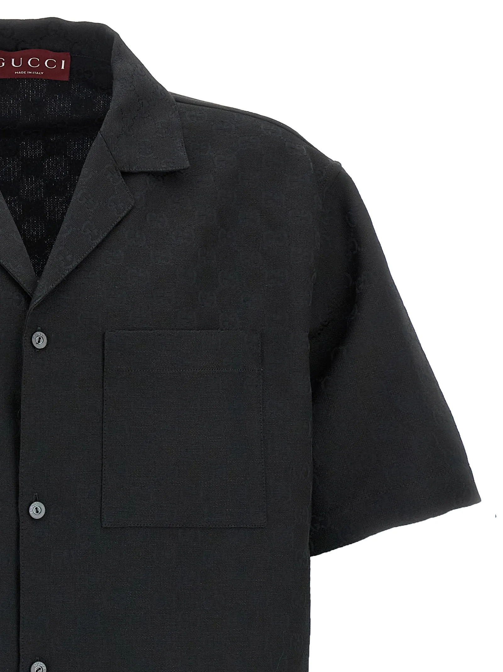 Black Linen Shirt - Image 3