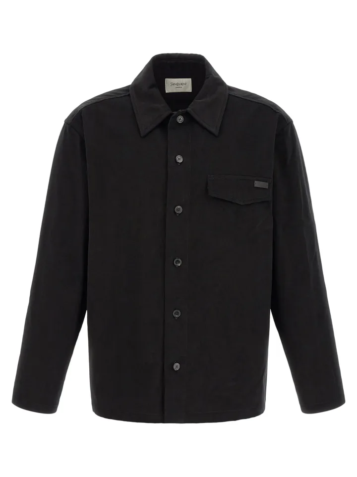 Black Cotton Blouse