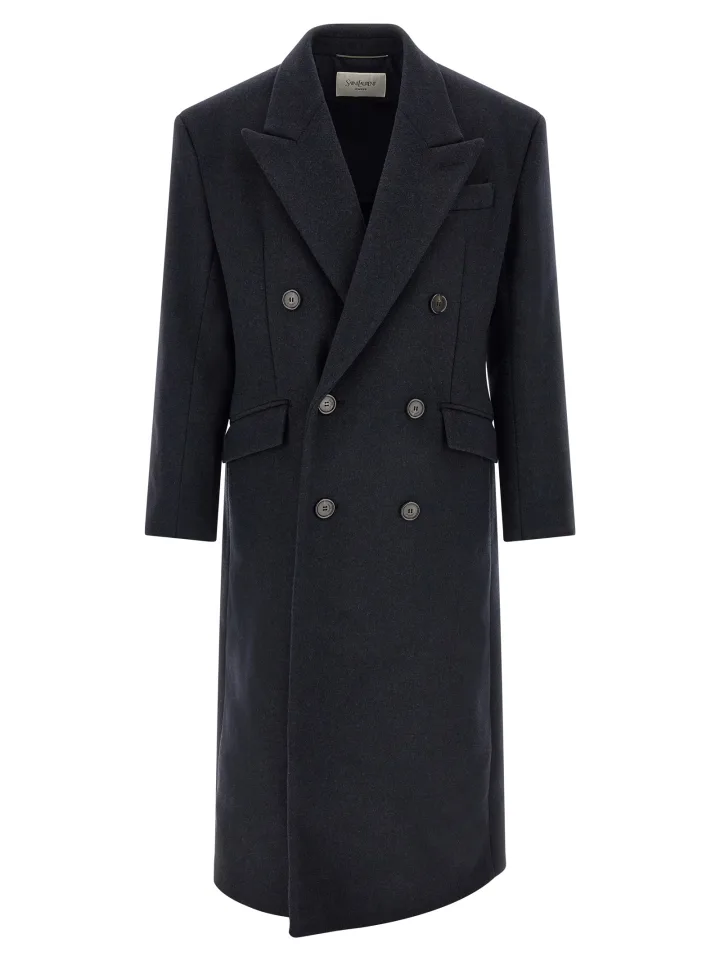 Blue Wool Coat