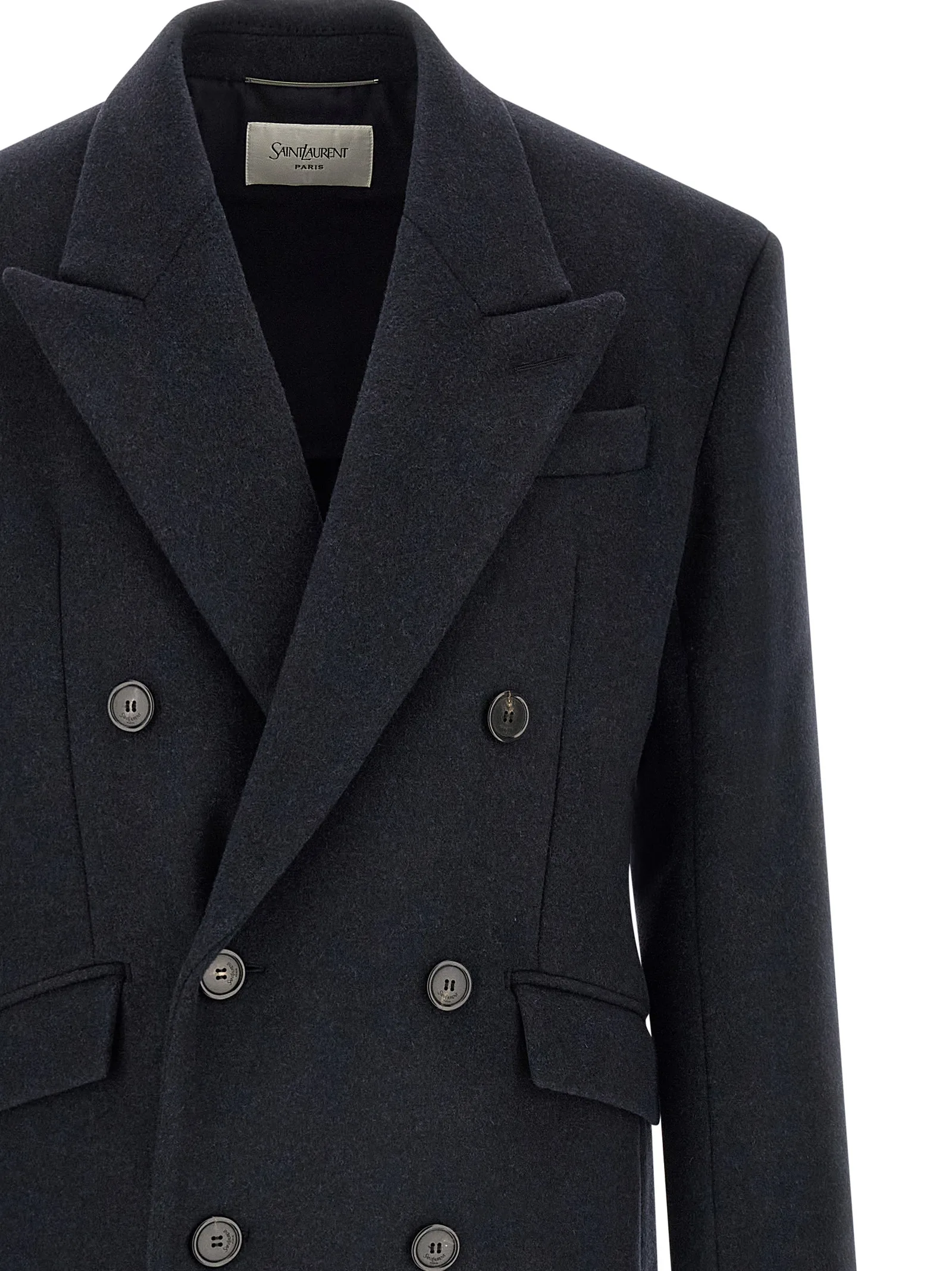 Blue Wool Coat - Image 3