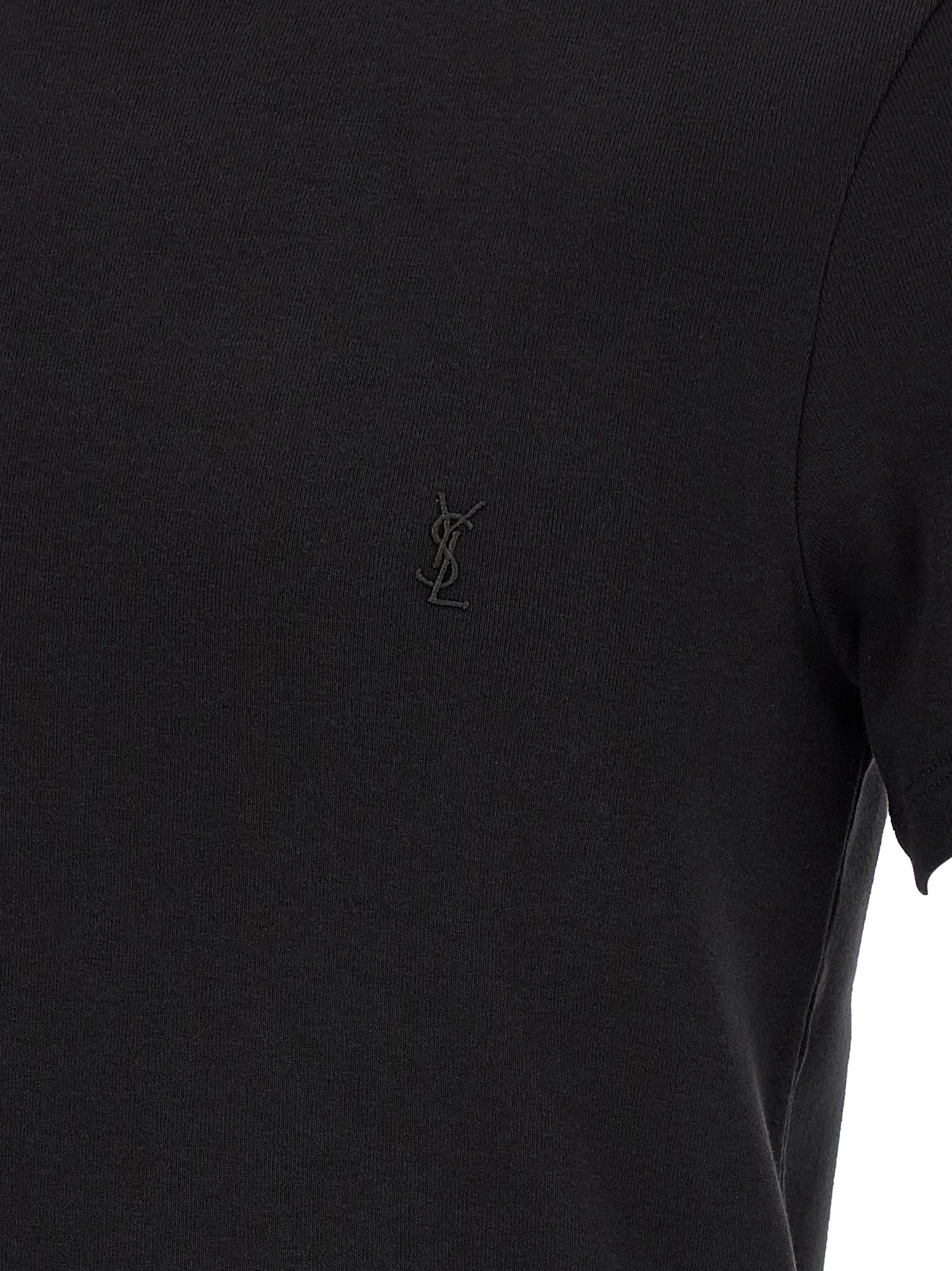 Black Cotton T - Shirt - Image 4