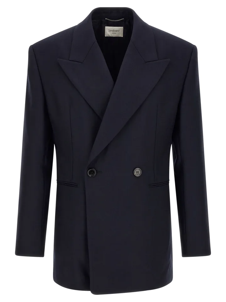 Blue Wool Blazer