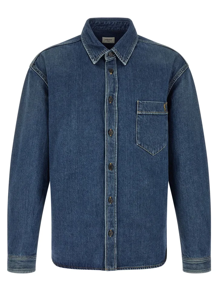 Blue Cotton Shirt