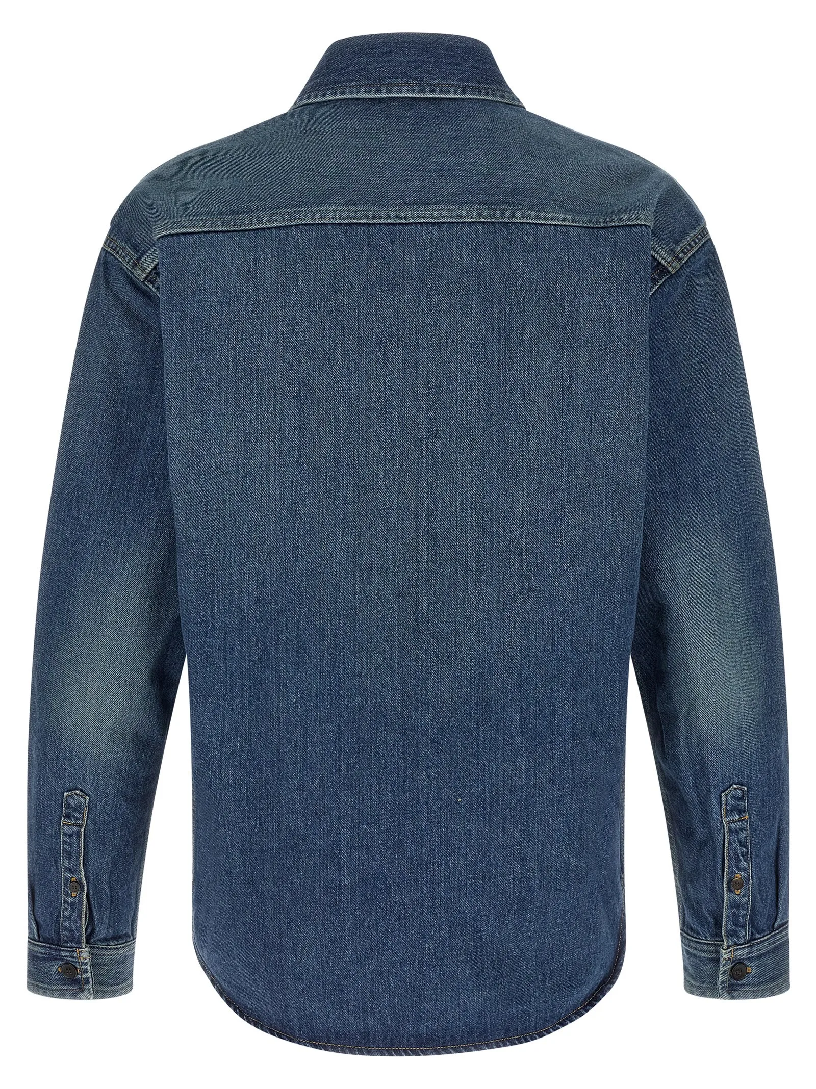 Blue Cotton Shirt - Image 2