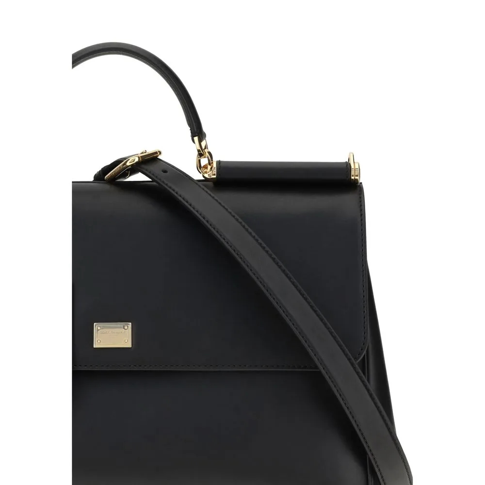 Black Calf Leather Bos Taurus Shoulder Bag - Image 4