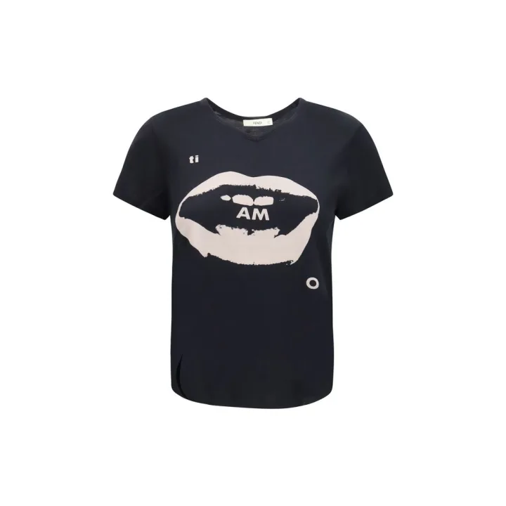 Black Cotton T-Shirt