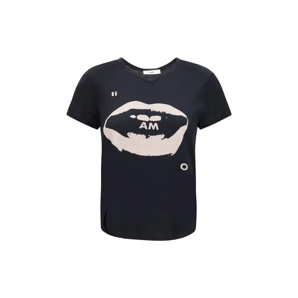 Black Cotton T-Shirt