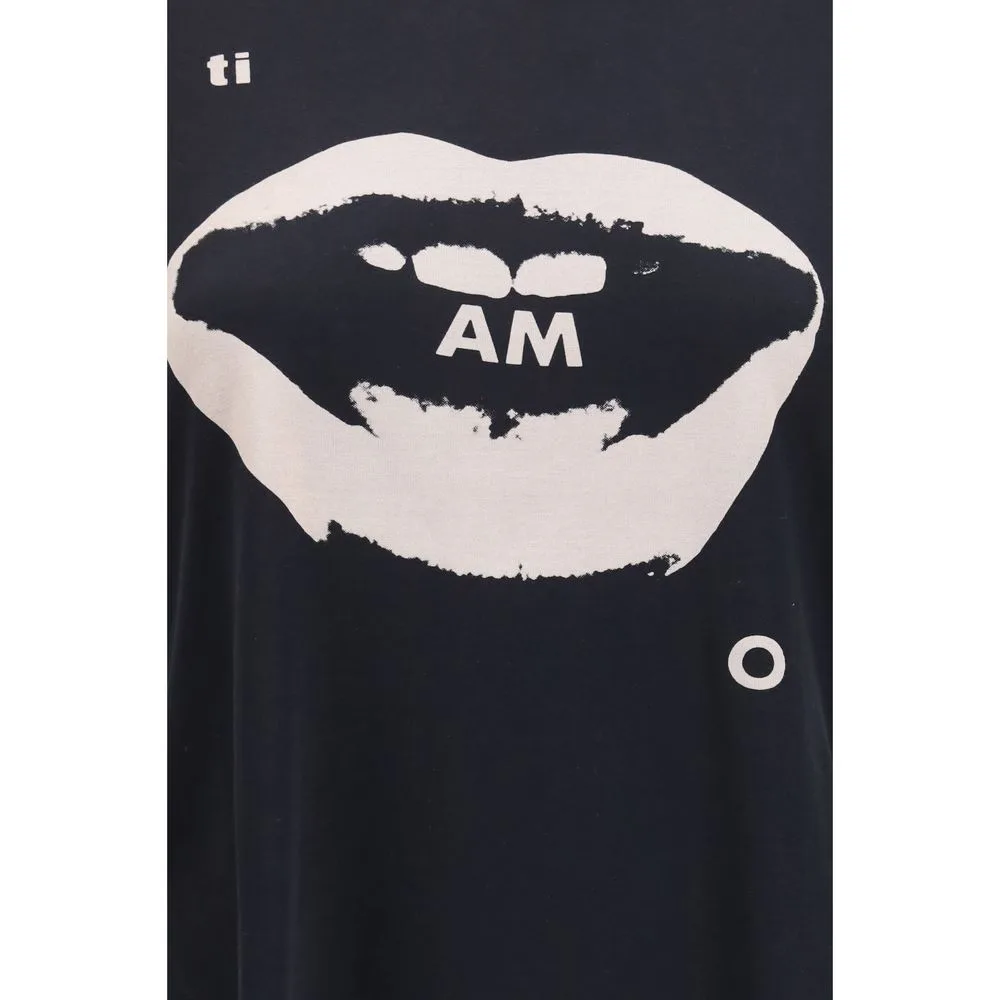 Black Cotton T-Shirt - Image 3