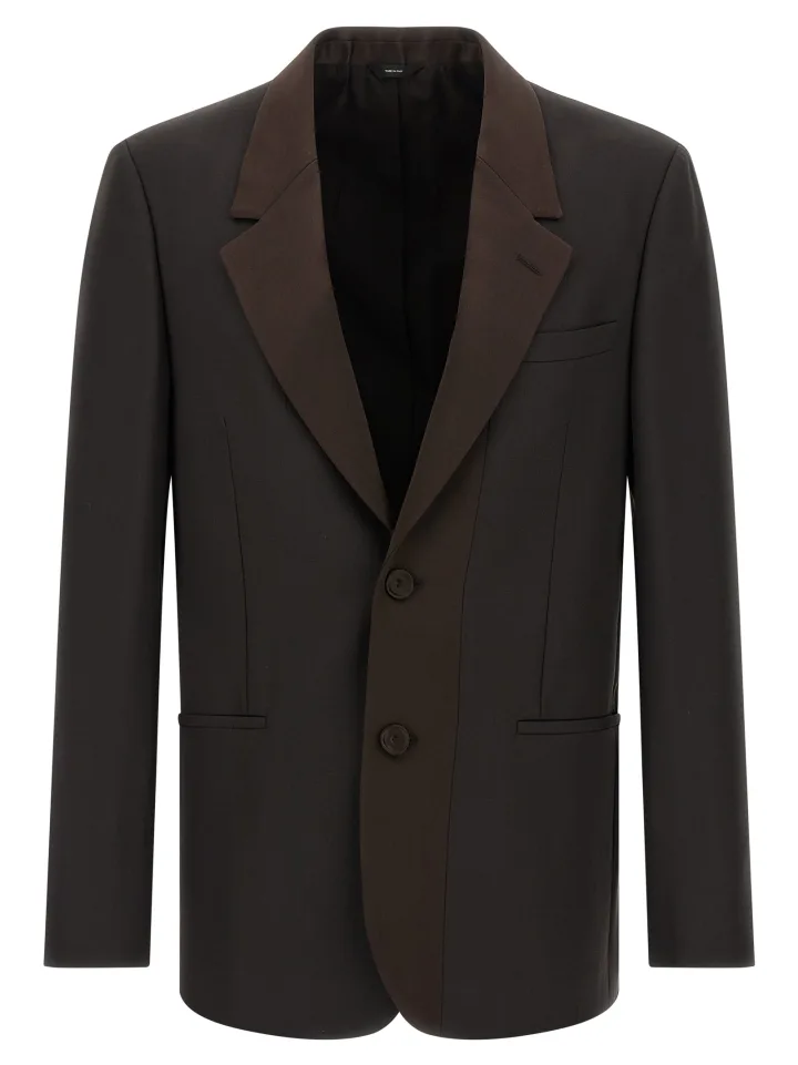 Brown Polyester Blazer