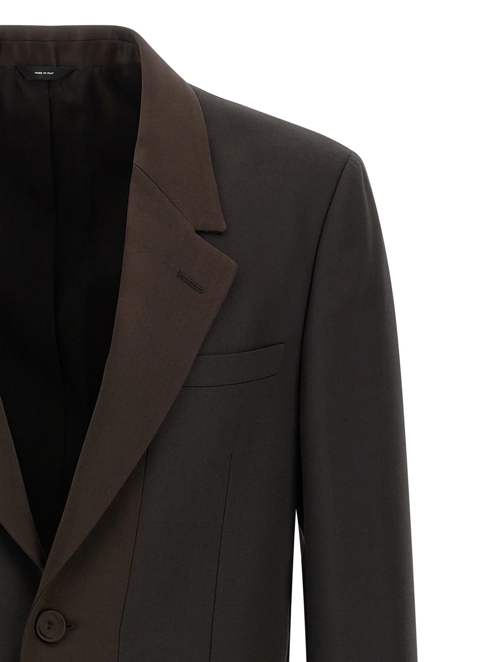 Brown Polyester Blazer - Image 3