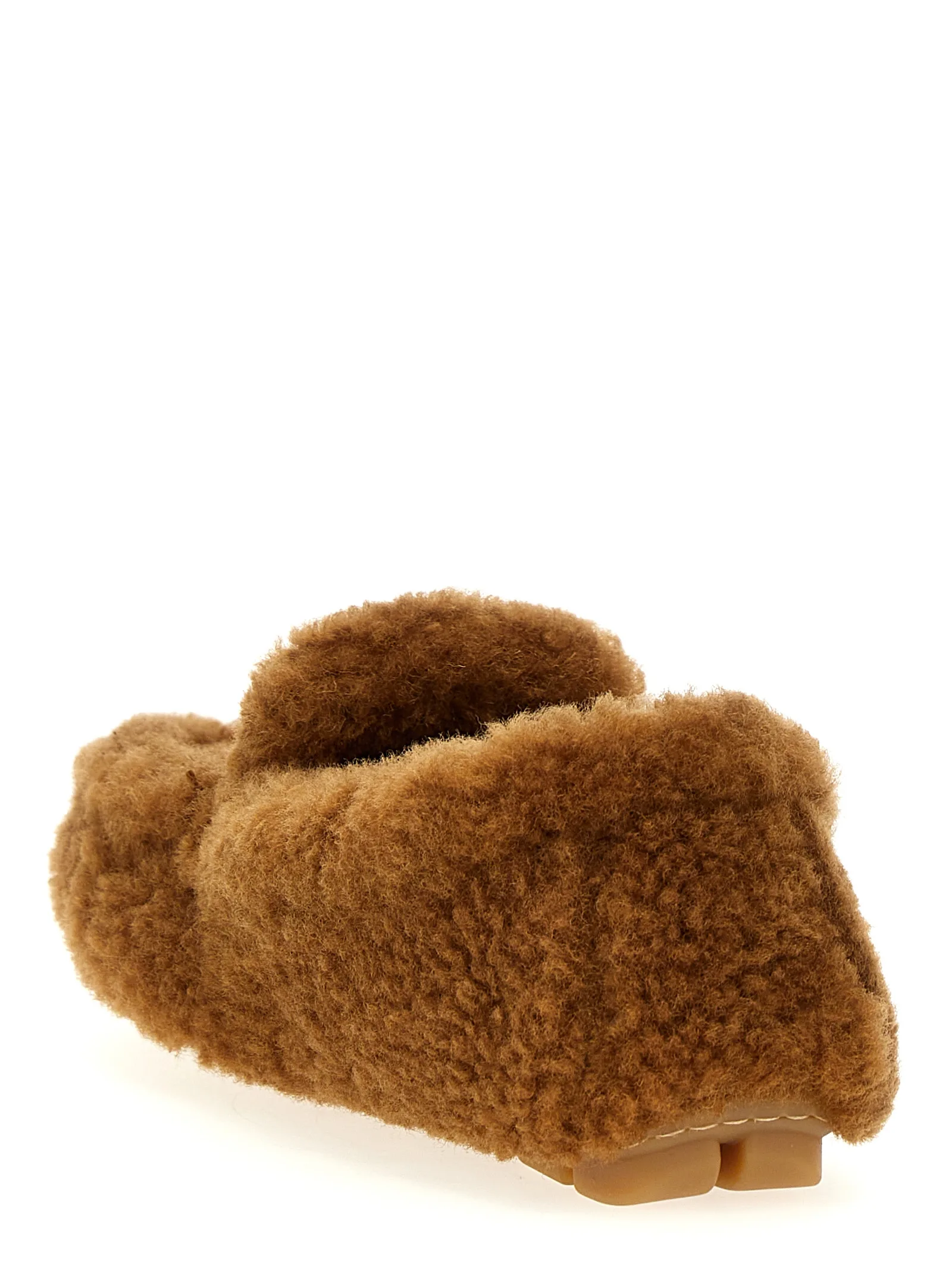 Brown Lamb Leather Slip - On Loafers - Image 3