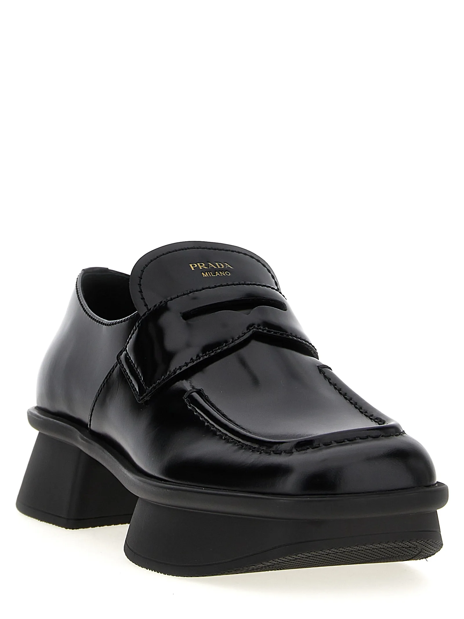 Black Calfskin Slip - On Loafers - Image 2