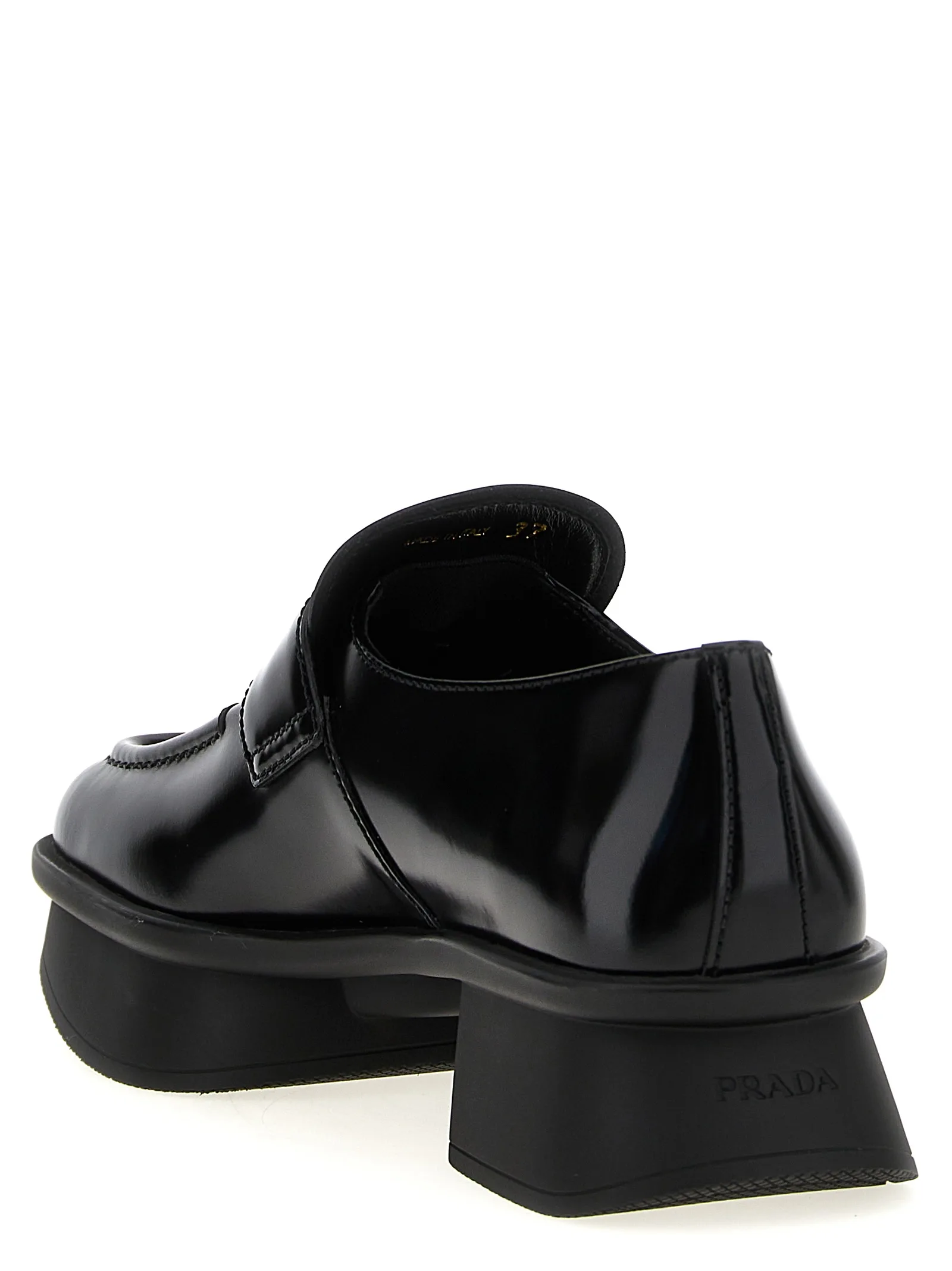 Black Calfskin Slip - On Loafers - Image 3