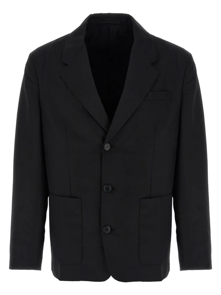 Black Virgin Wool Blazer