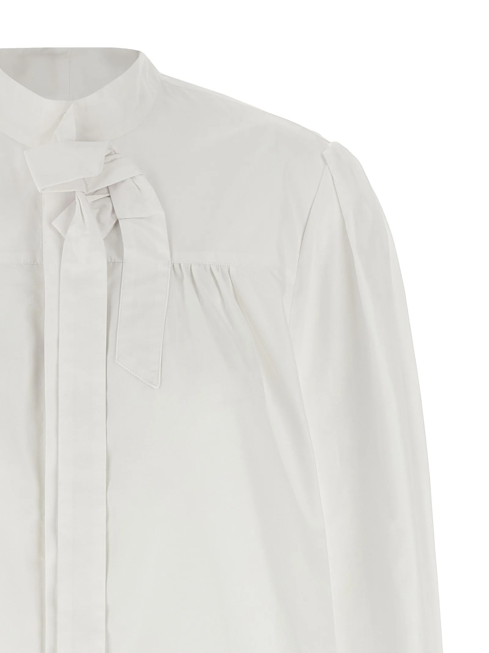 White Cotton Blouse - Image 3
