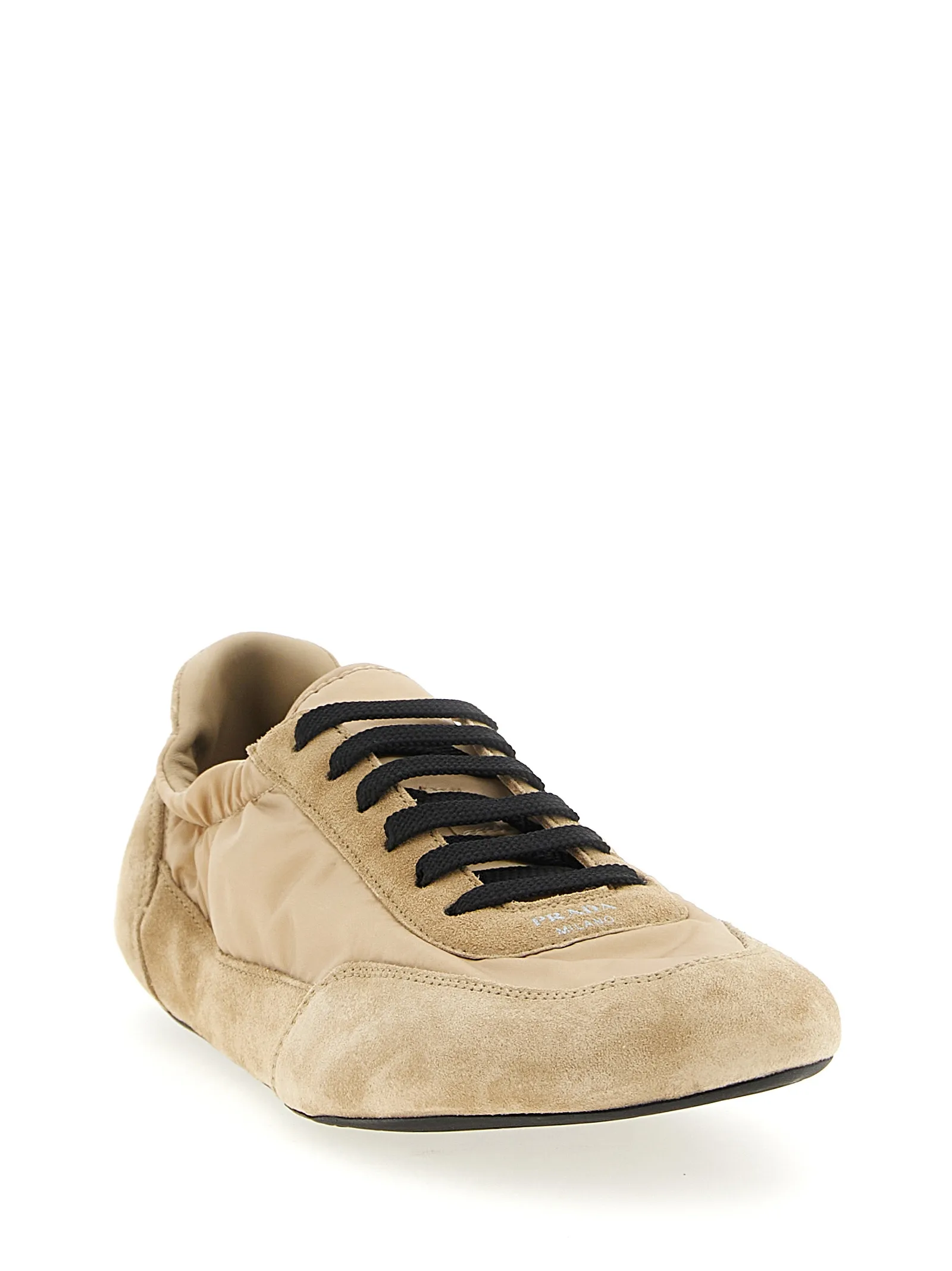 Beige Polyamide Athletic Sneakers - Image 2