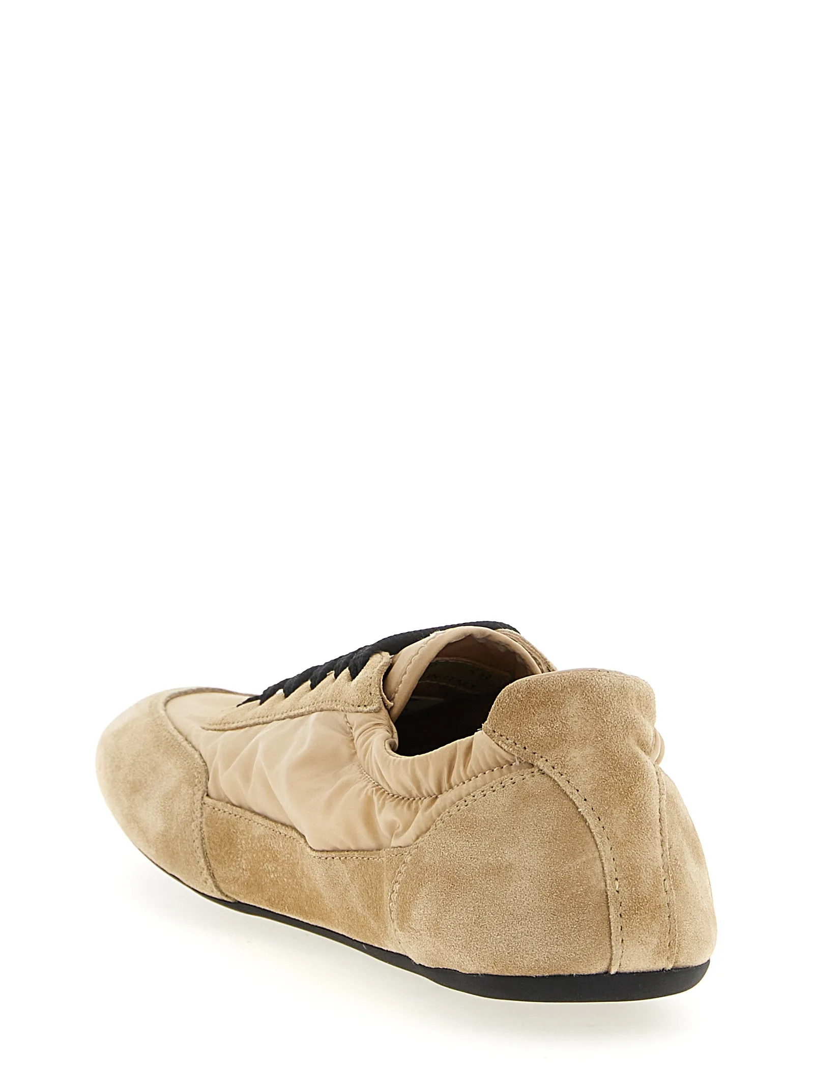 Beige Polyamide Athletic Sneakers - Image 3