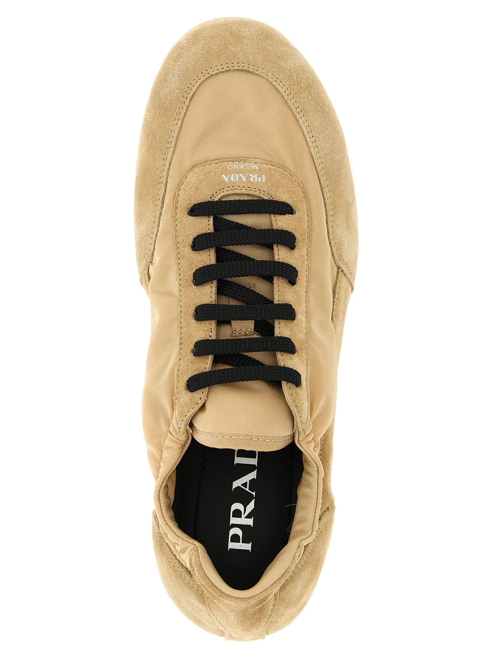 Beige Polyamide Athletic Sneakers - Image 4