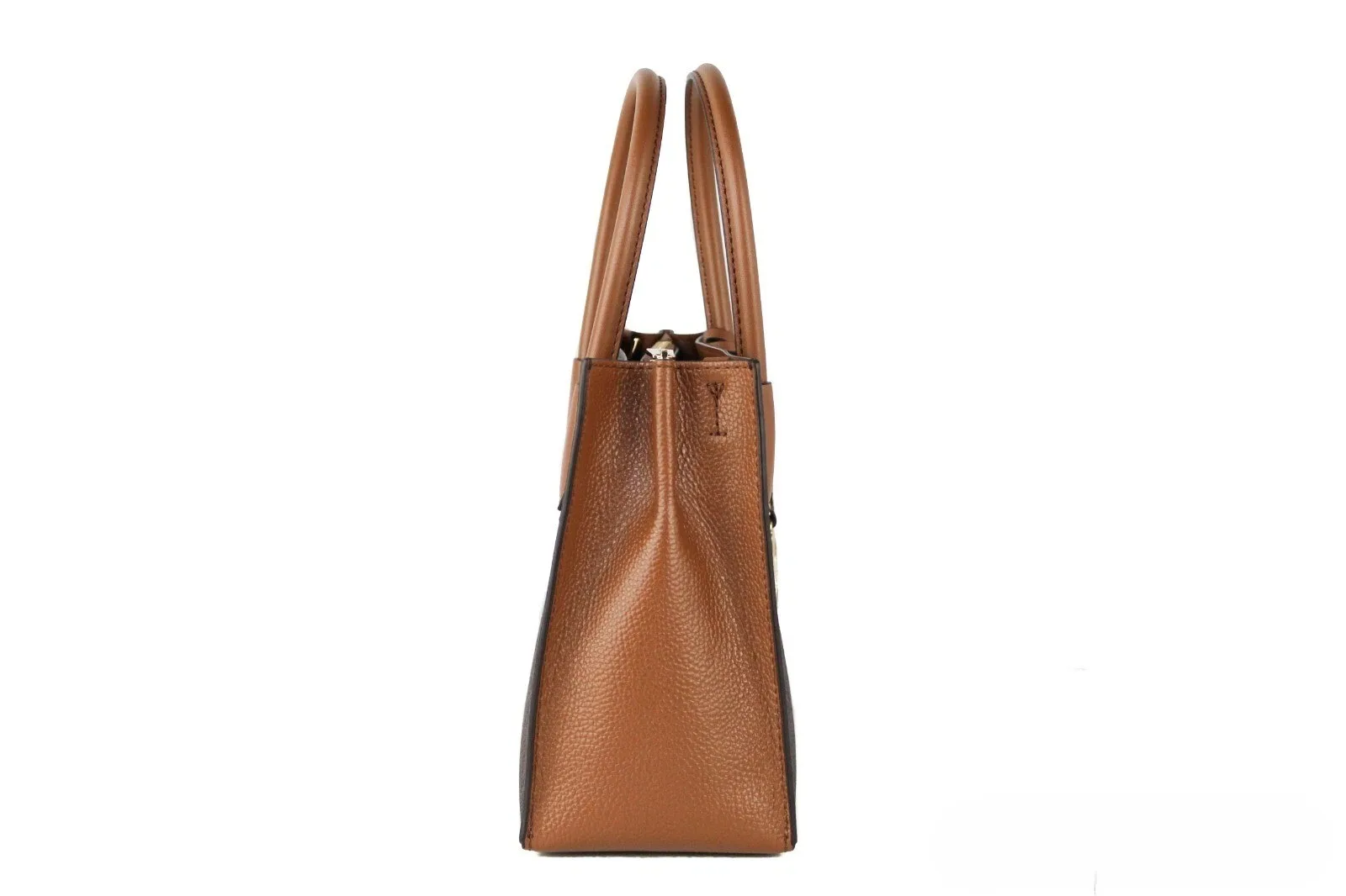 MICHAEL KORS Mercer 35S1GM9M2B Medium Logo And Leather Accordion Crossbody Bag In Brown - Image 3