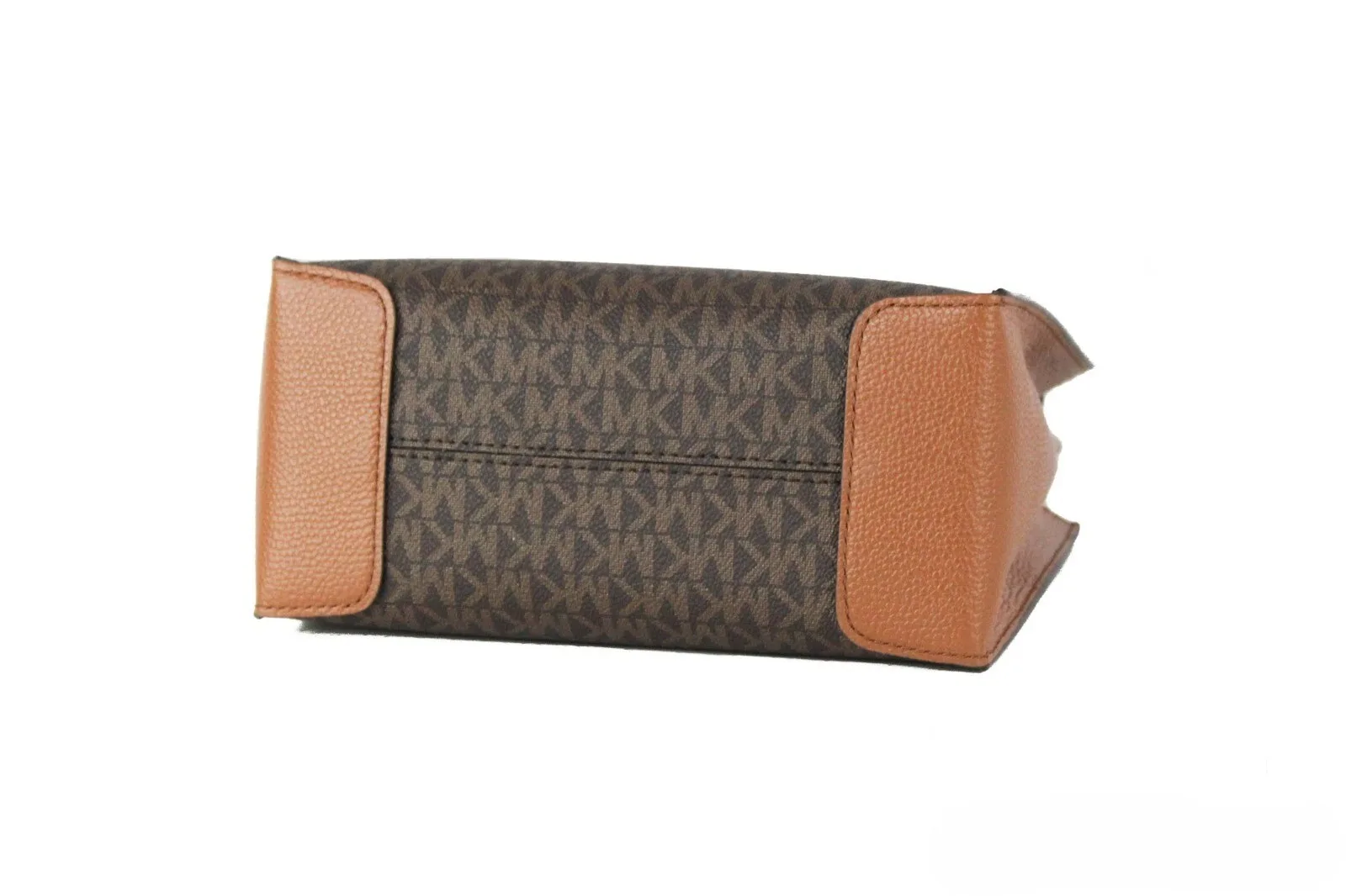 MICHAEL KORS Mercer 35S1GM9M2B Medium Logo And Leather Accordion Crossbody Bag In Brown - Image 4