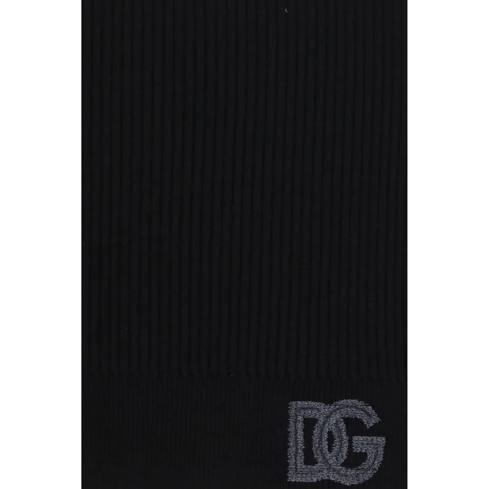 Black Wool Oves Aries Scarf - Image 3
