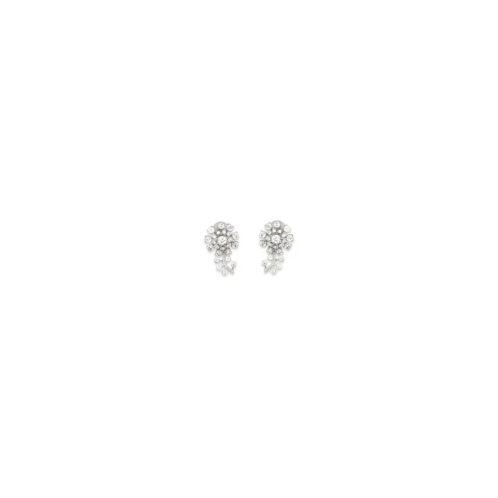 Silver Brass Earrings