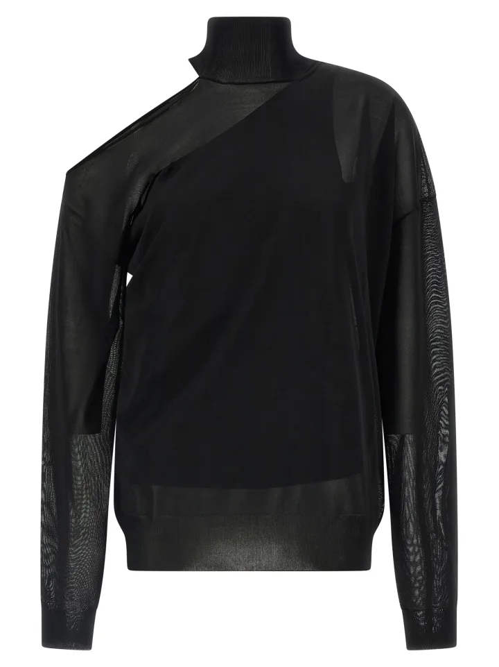 Black Viscose Cardigan